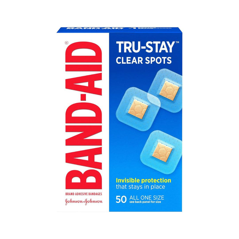 50-Ct Band-Aid Brand Tru-Stay Clear Spots Bandages