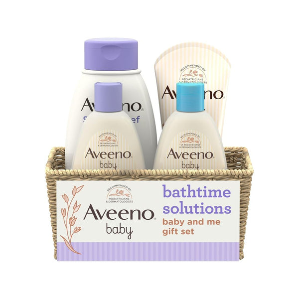 Aveeno Baby Bathtime Solutions Baby & Me Gift Set