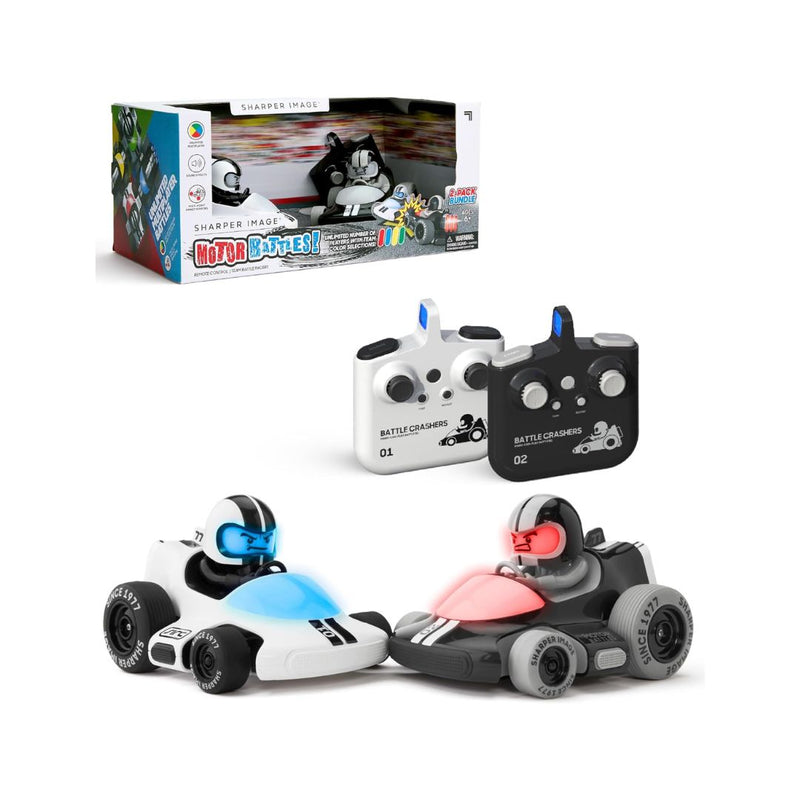 2-Pack Sharper Image Motor Battles RC Team Battle Racers