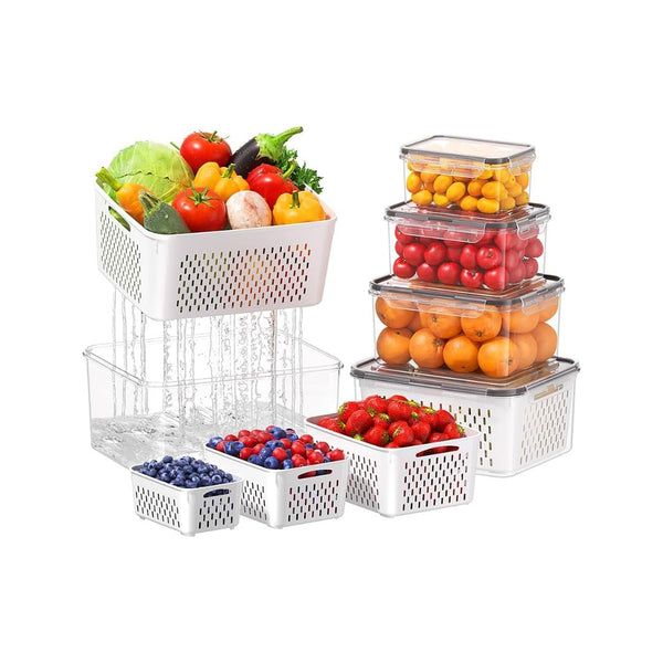 5-Pcs Large Fruit Storage Containers