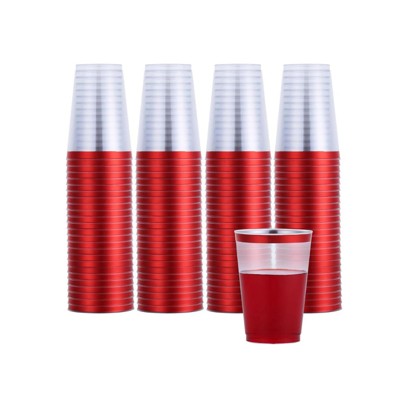 100-Pack 12 oz Plastic Cups