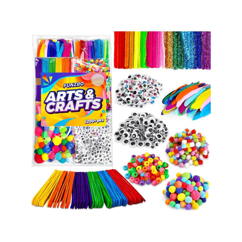 1,200 Pcs+ Kids Arts and Crafts,Supplies