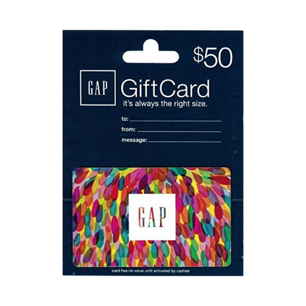 $50 Gap, Old Navy, Banana Republic Or Athleta Gift Card