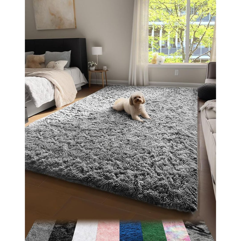 4×6 Fluffy Shaggy Soft Area Rug