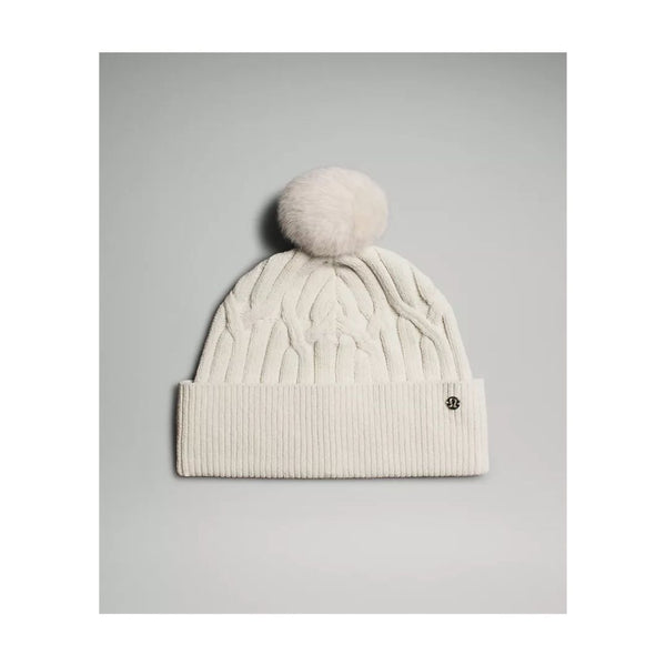 Lululemon Women’s Cable-Knit Pom-Pom Beanies (3 Colors)