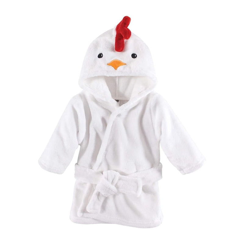 Hudson Baby Unisex Baby Plush Animal Face Bathrobe