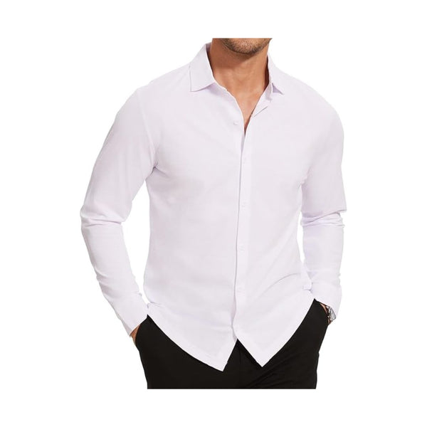 Men's Long Sleeve Stretchable Dress Shirt