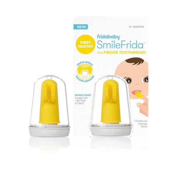 Frida Baby Baby’s First Finger Toothbrush with Storage Case