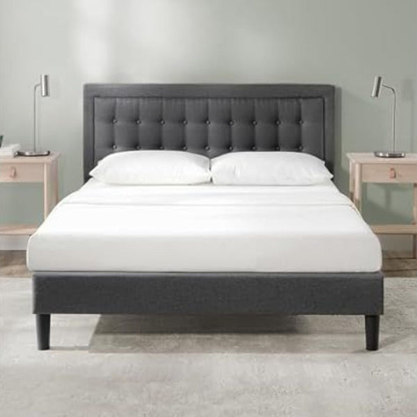 Zinus Dachelle King Upholstered Bed Frame