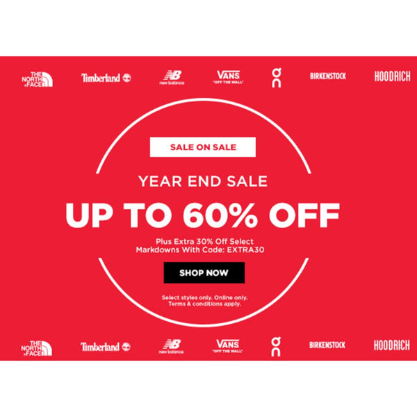 Up To 60% Finish Line + Extra 30% Off Select Markdowns!