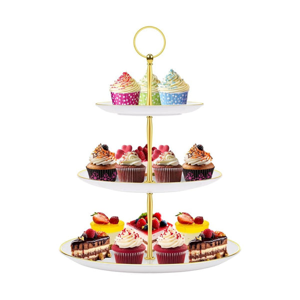 3 Tier Cup Cake Dessert Tower