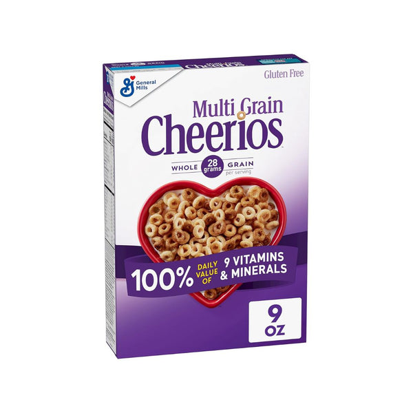 Multi Grain Cheerios Heart Healthy Cereal, 9 OZ Cereal Box