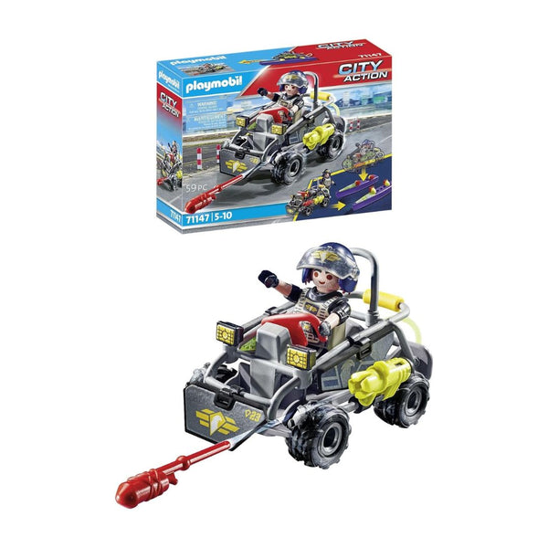 Playmobil Tactical Police All Terrain Quad
