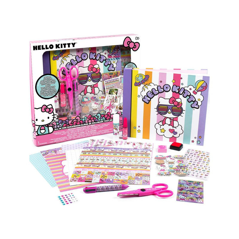 Hello Kitty DIY Scrapbook Kit – 250+ Pieces