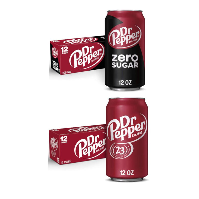 12 Cans of Dr Pepper or Dr Pepper Zero