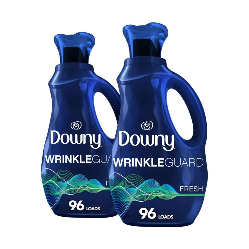 Pack of 2 Downy WrinkleGuard Liquid Fabric Softener and Conditioner