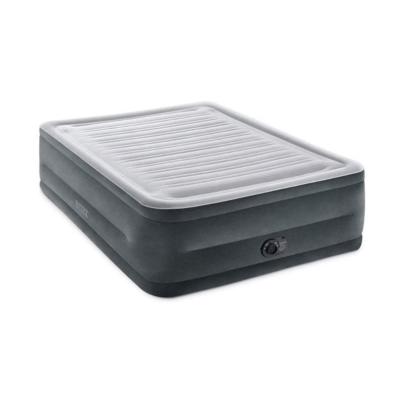 Intex Dura-Beam Deluxe High-Rise Air Mattress, Queen Size