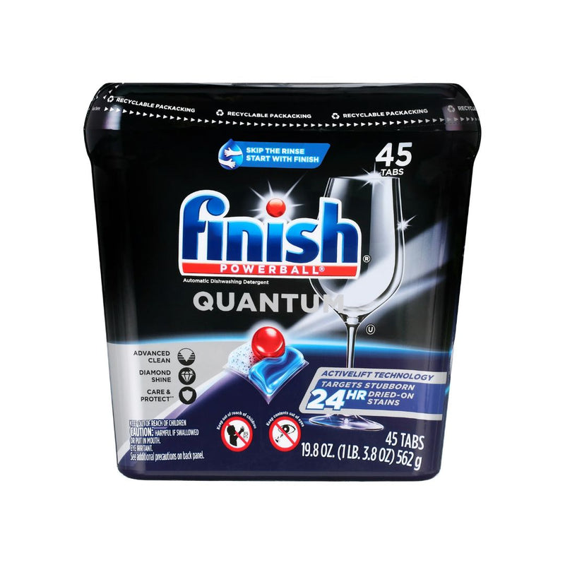 45 Finish Quantum Powerball Dishwashing Tablets + Get $6 Walmart Cash!