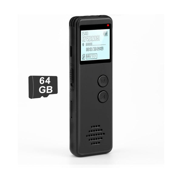 64GB Voice Activated Digital Recorder