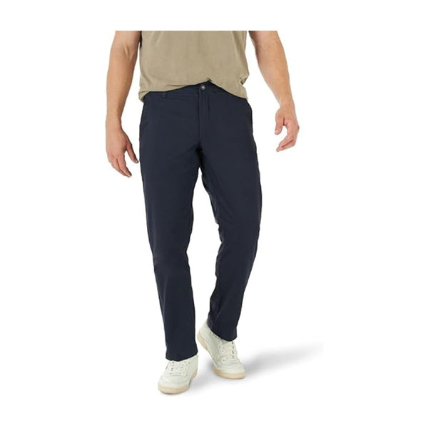 Lee Men’s Extreme Motion Flat Front Relaxed Taper Pants