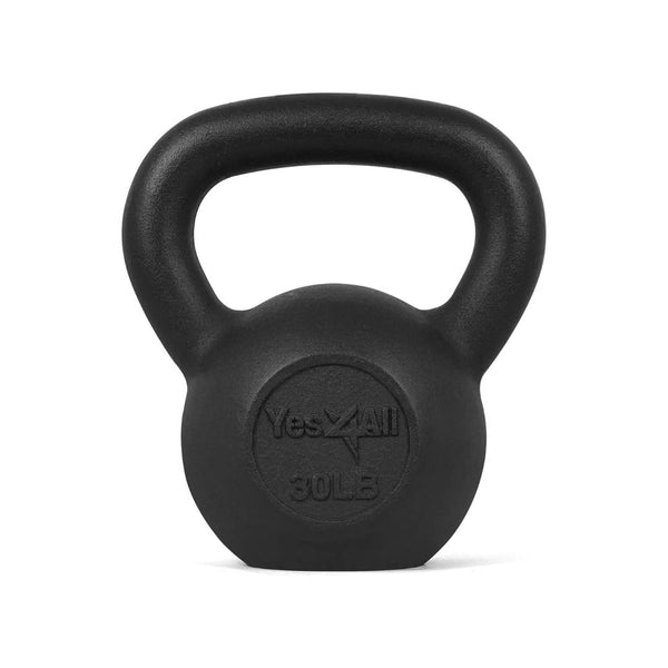 Yes4All 5-80 lbs Cast Iron Kettlebell