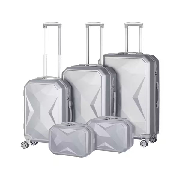 5-Piece Crossroad Collection Hardside Spinner Luggage Set