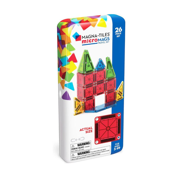 MAGNA-TILES 26-Piece Travel Magnetic Construction Set
