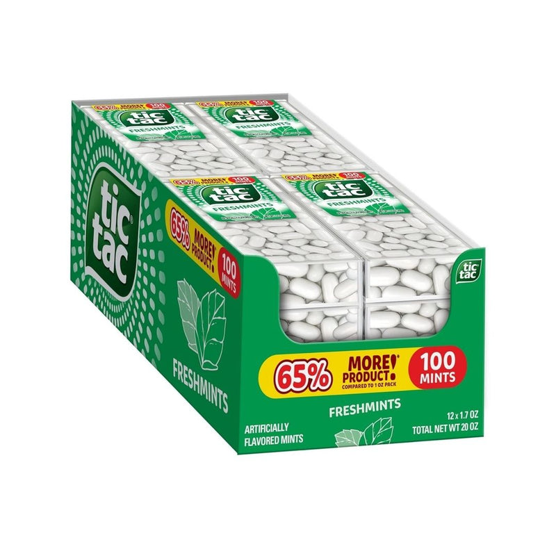 12-Pack Tic Tac Freshmint Breath Mints