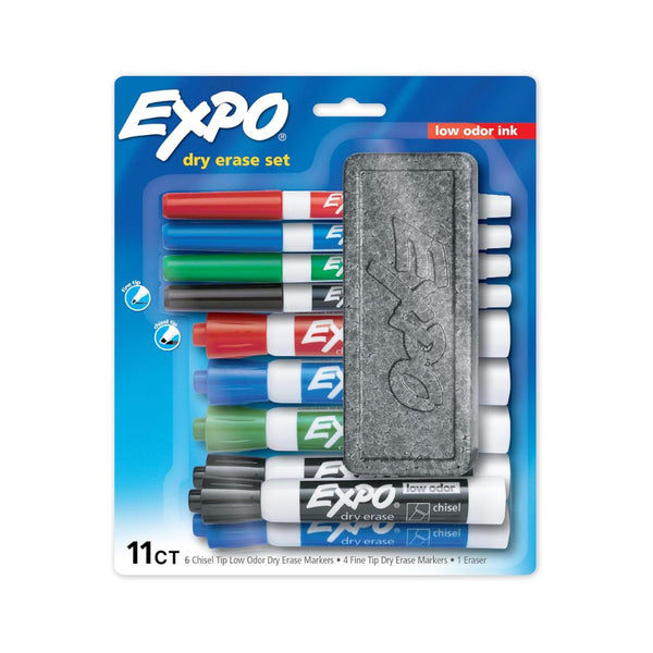 11-Count EXPO Dry Erase Markers Set
