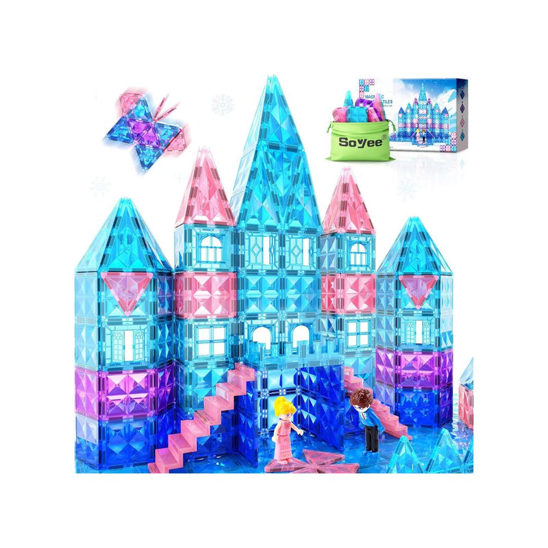 102-Piece Magnetic Tiles Princess Castle Set