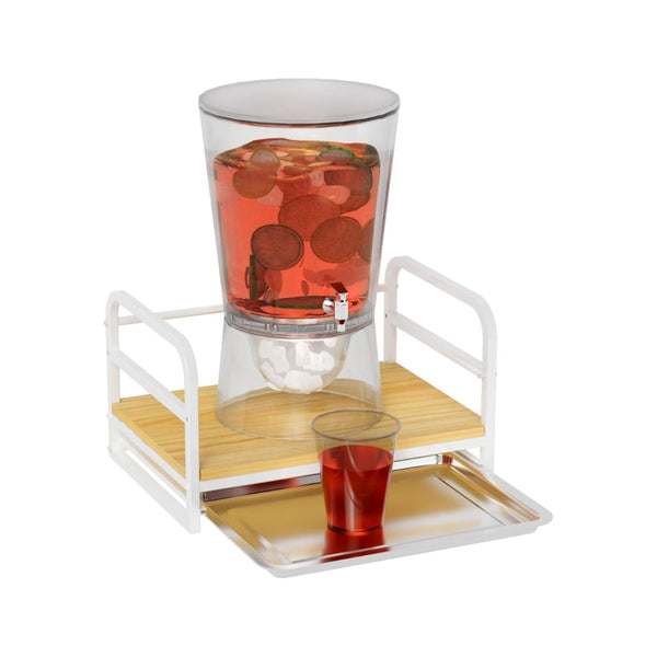 2-Gallon Beverage Dispenser Stand