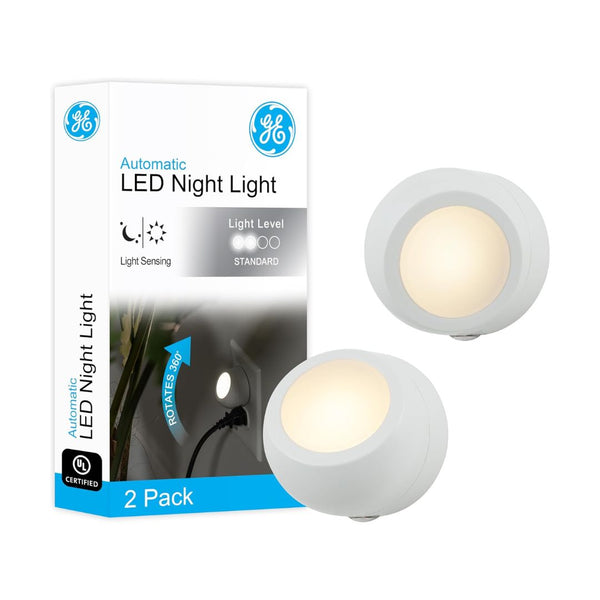 2-Count GE Rotating Plug-In LED Night Light