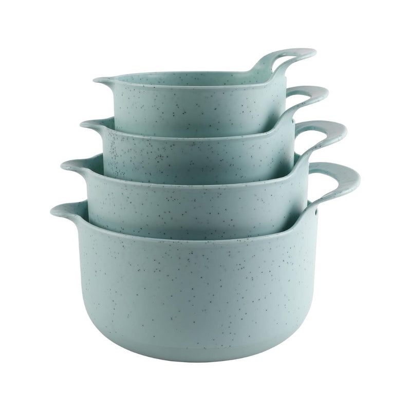 Plastic Mixing Bowl Set with Pour Spouts and Handles