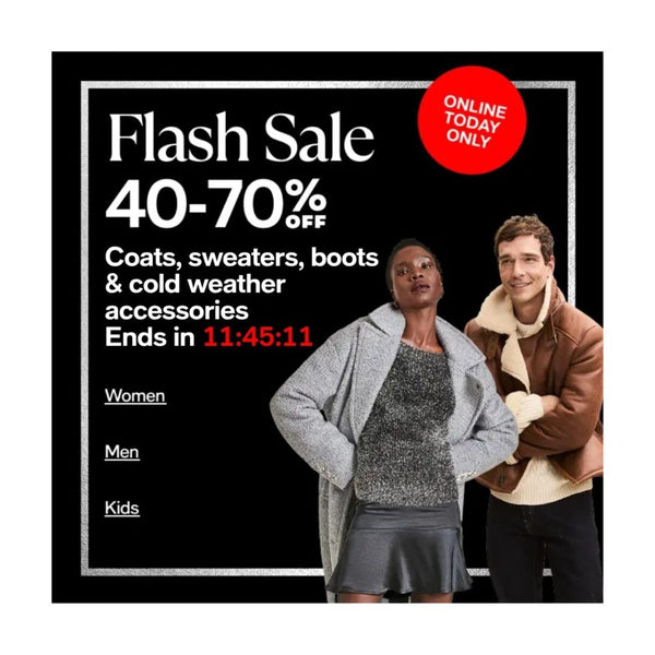 Macy’s Flash Sale 40-70% Off Coats, Sweaters, Boots & Cold Weather Accessories!