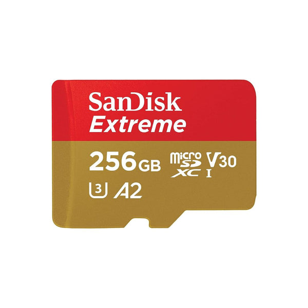 SanDisk 256GB Extreme microSDXC UHS-I Memory Card with Adapter