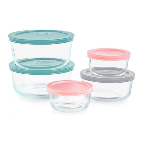 Pyrex Simply Store 10 Piece Glass Storage Set