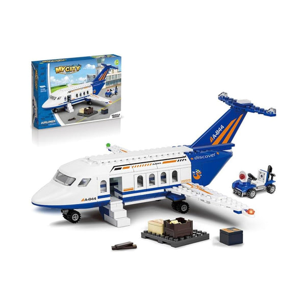 226-Pcs City Passenger Airplane Building Blocks Set