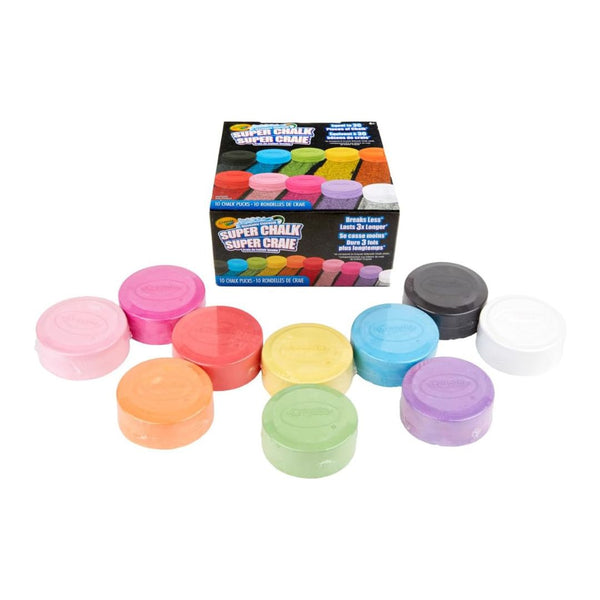 10-Count Crayola Washable Sidewalk Chalk Set