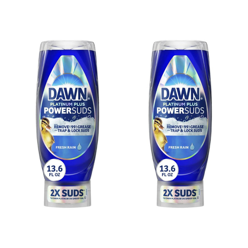 2 Bottles of Dawn Platinum Plus PowerSuds Liquid Dish Soap + $3.99 Walmart Cash!