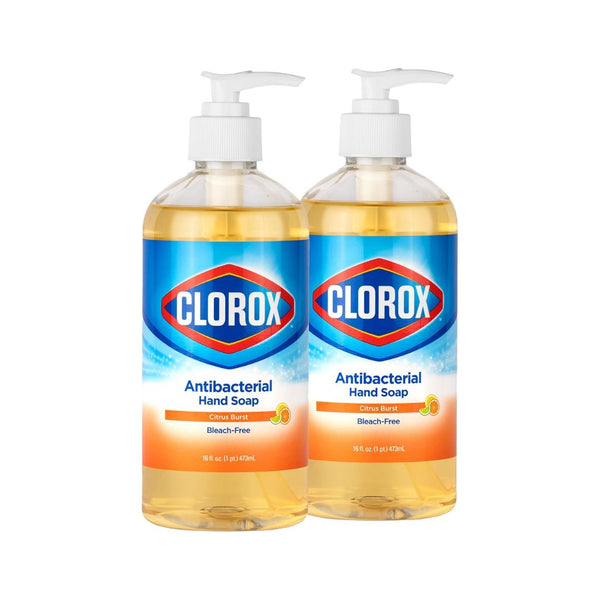 2 Bottles of Clorox Antibacterial Liquid Hand Soap Pump