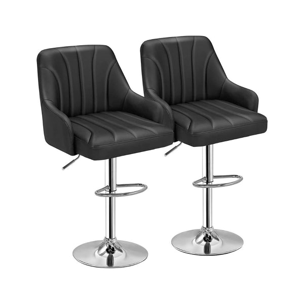 Set of 2 Adjustable Bar Stools