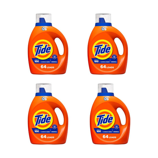 4 Bottles of 84 fl oz Tide Liquid Laundry Detergent