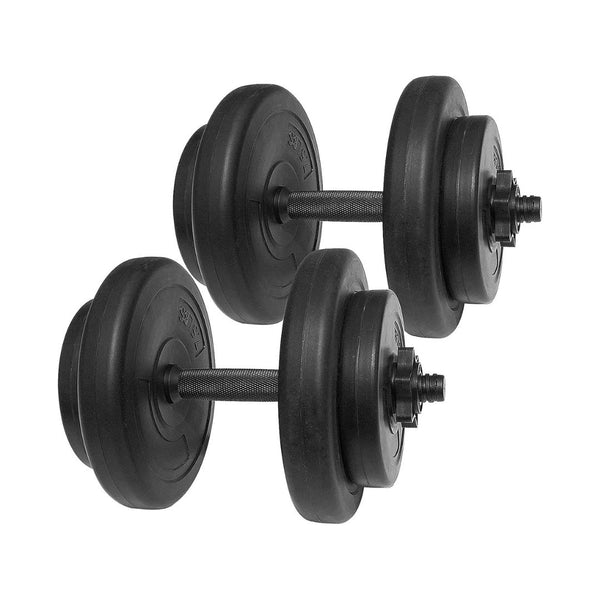 BalanceFrom 40 lb Vinyl Dumbbell Set