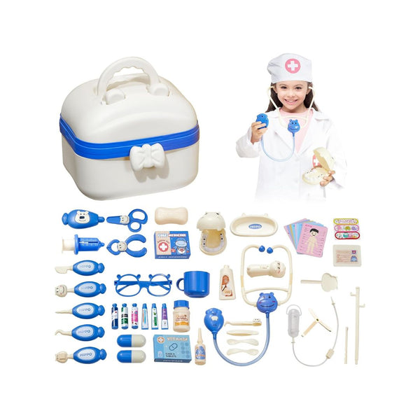 Kids Doctor & Dentist Costume Playset - 36Pcs