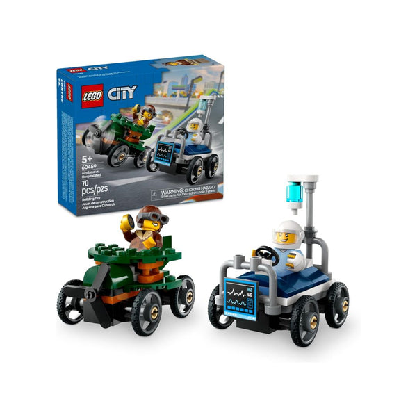 LEGO City Airplane vs. Hospital Bed Race Car Pack