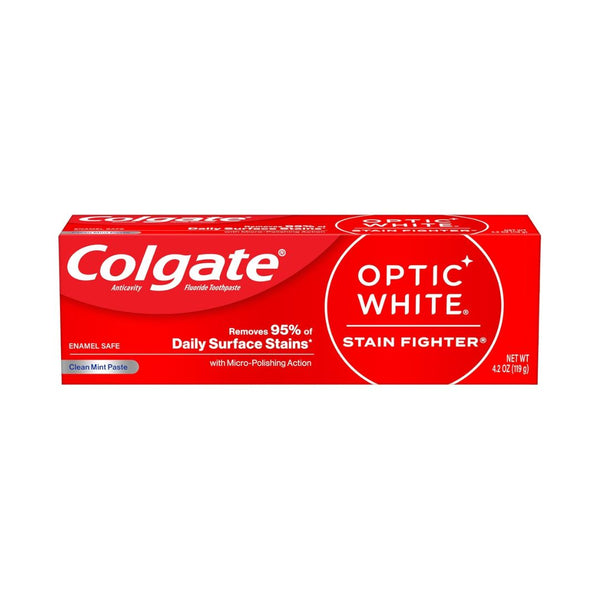Colgate Optic White Stain Fighter Whitening Toothpaste