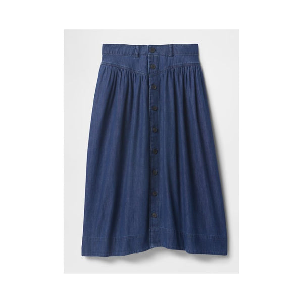 GAP Denim Western Yoke Midi Skirt