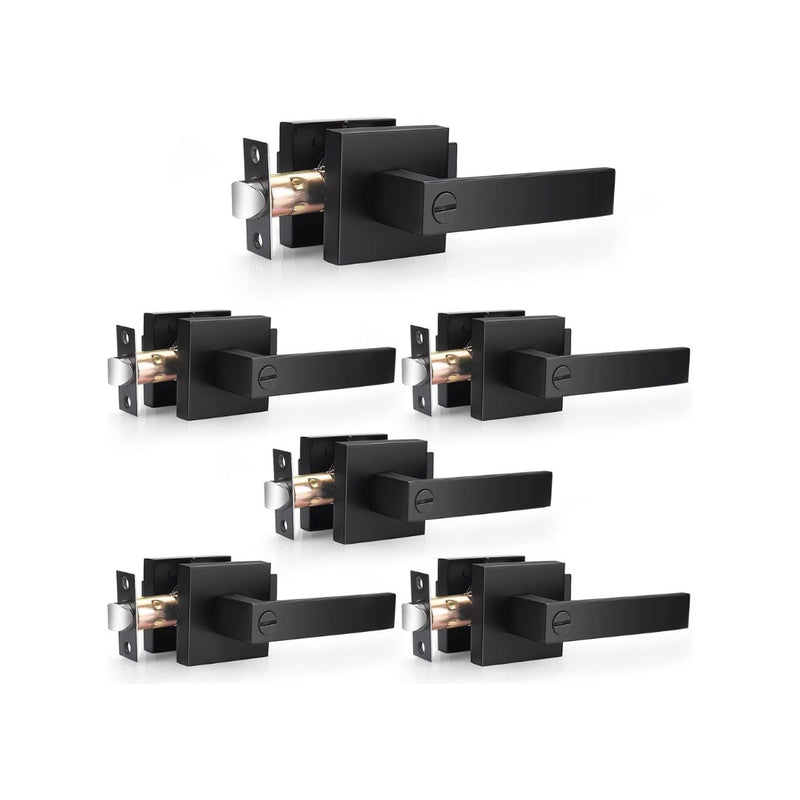 6 Pack Privacy Door Handles
