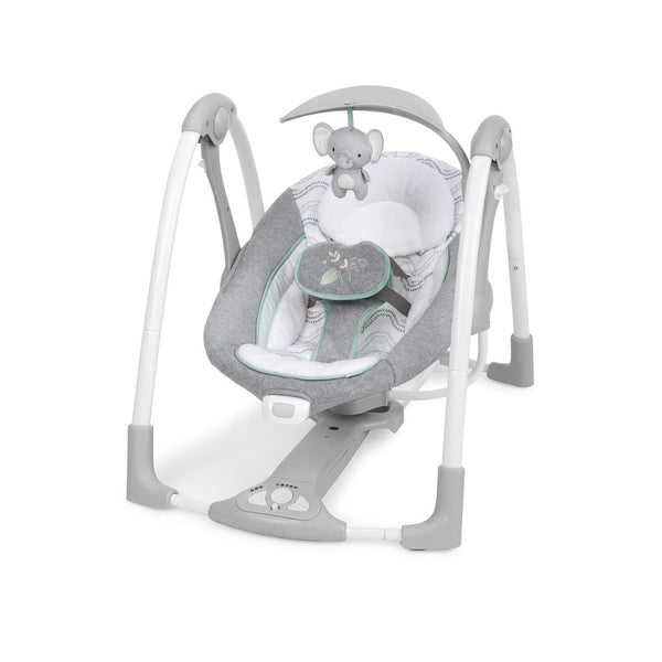 Ingenuity ConvertMe 2-in-1 Compact Portable Automatic Baby Swing & Infant Seat