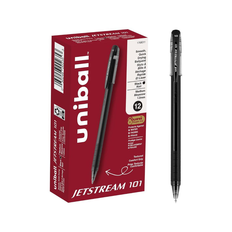 12 uniball Jetstream 101 Roller Ball Pens